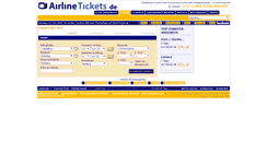 Desktop Screenshot of flugbuchung.airlinetickets.de