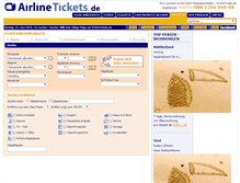 Tablet Screenshot of fewo.airlinetickets.de
